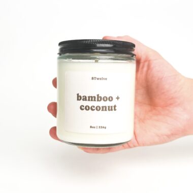 bamboo + coconut candle - Image 3