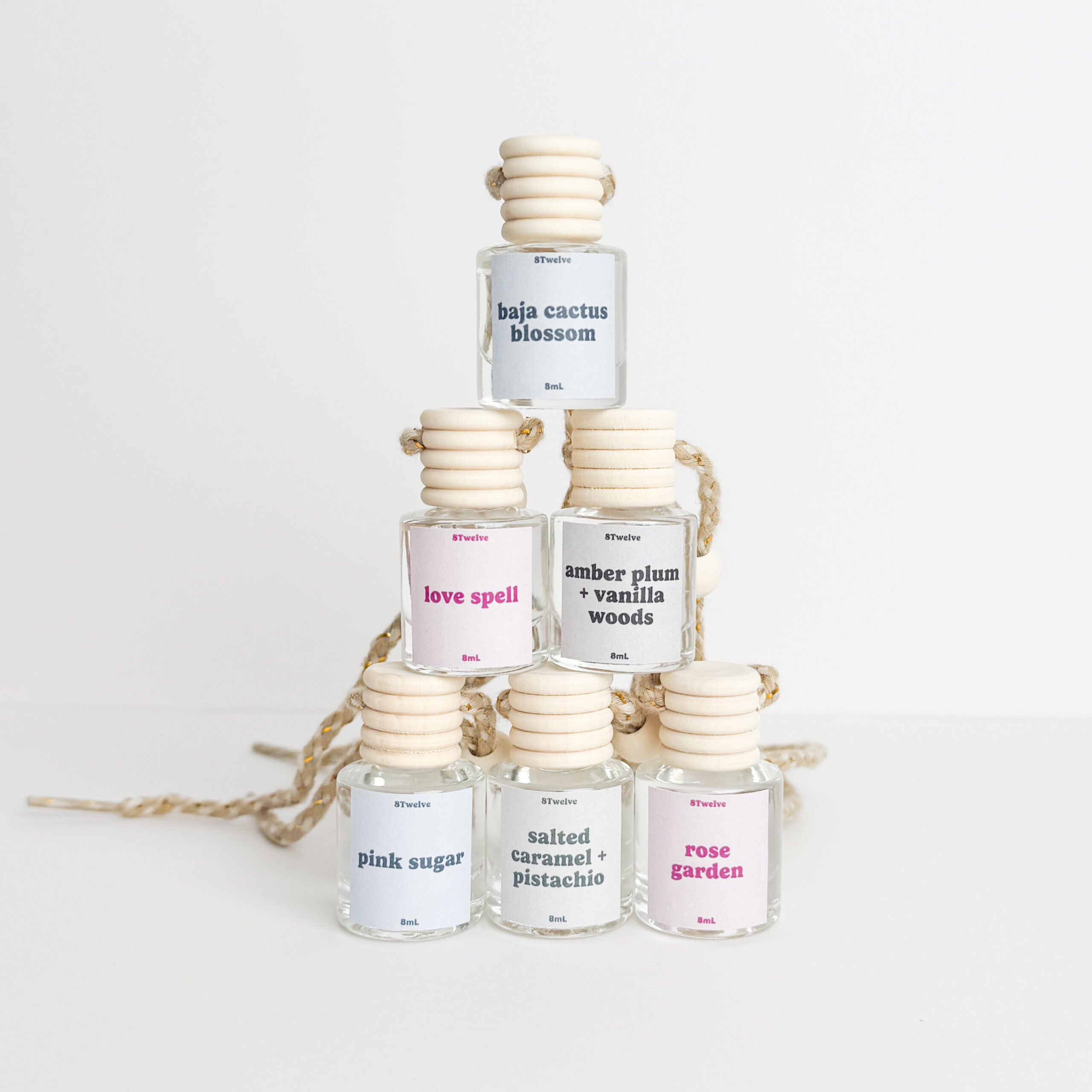 valentine's car diffuser bundle - pack of 6