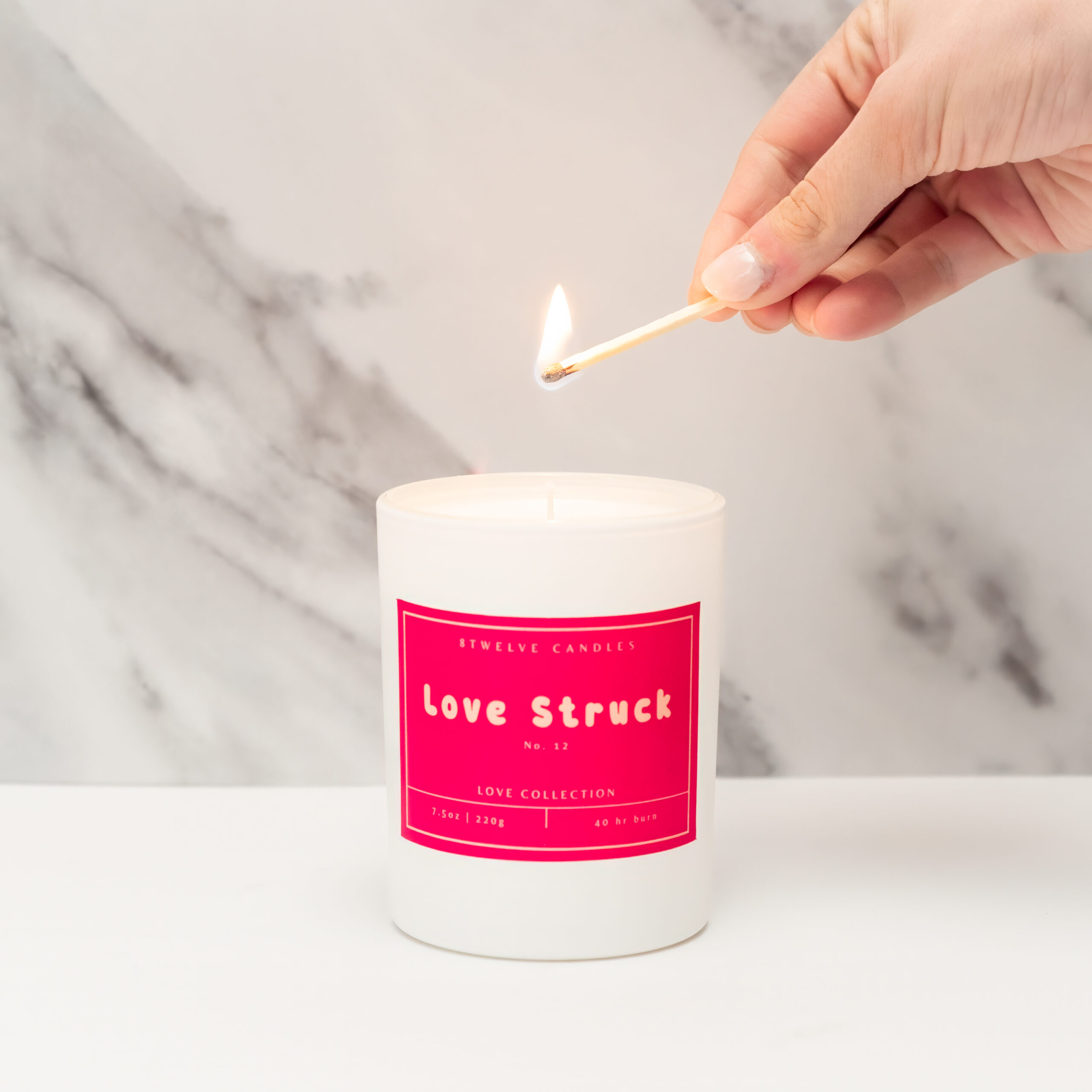 valentine's candle